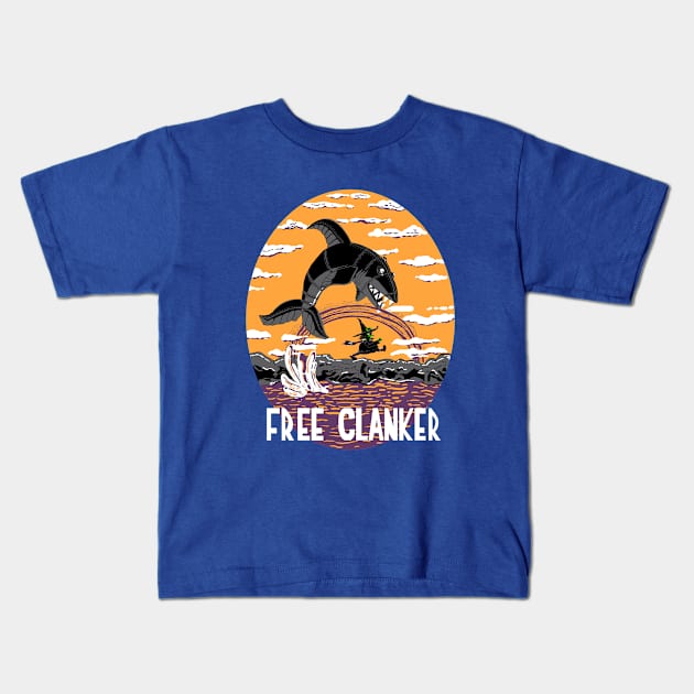 Free Clanker Kids T-Shirt by ambersolbergart